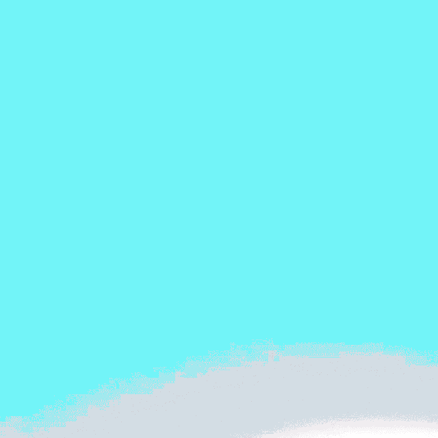 a white sphere with a blue circle on it