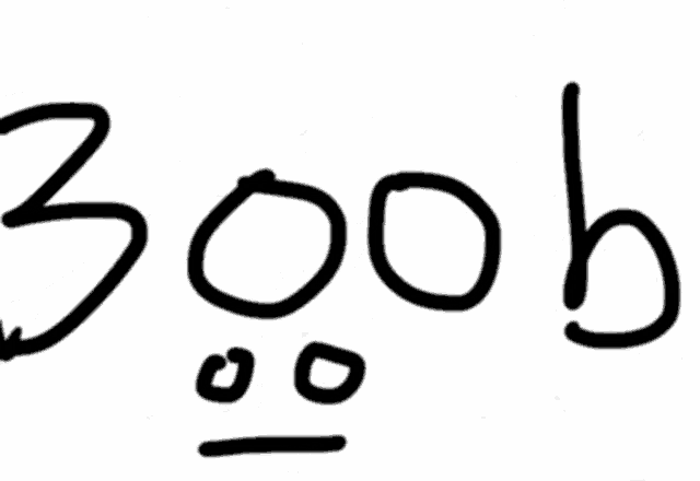 a black and white drawing of the word zoob