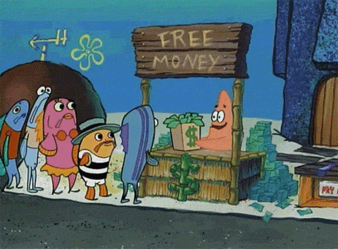 Spongebob Patrick Star GIF - Spongebob Patrick Star Money GIFs