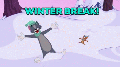 Winter Break Winter GIF - Winter Break Winter Tom And Jerry GIFs