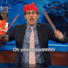 Rock Block! GIF - Thedailyshow Comedycentral Johnoliver GIFs