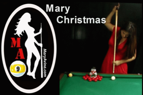 Mary Avina Billiards GIF - Mary Avina Billiards Mary Christmas GIFs