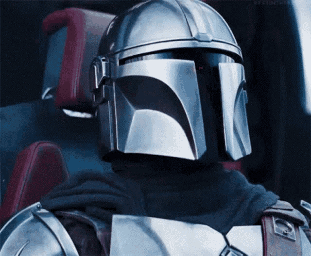 a close up of a person wearing a helmet