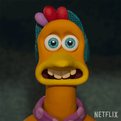 Shocked Molly GIF - Shocked Molly Chicken Run Dawn Of The Nugget GIFs