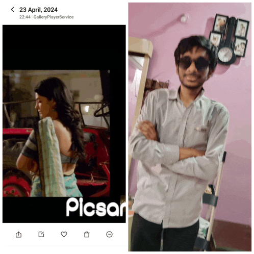a picture of a woman and a picture of a man taken on april 23