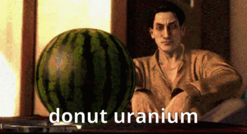Donut Uranium GIF - Donut Uranium Majima GIFs