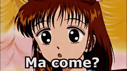 a girl with brown hair says ma come in a cartoon
