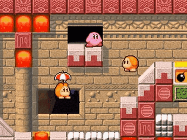 Kirby Superstra Ultra Oops GIF - Kirby Superstra Ultra Oops Kirby GIFs