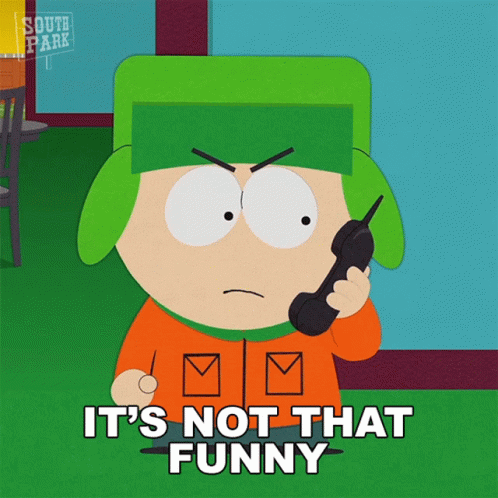 Its Not That Funny Kyle Broflovski GIF - Its Not That Funny Kyle Broflovski South Park GIFs