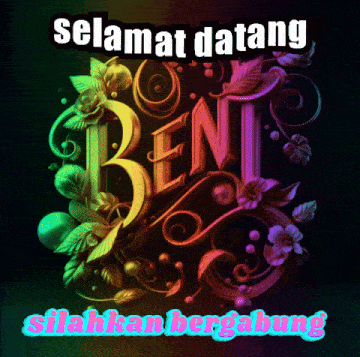 a colorful sign that says selamat datang on it