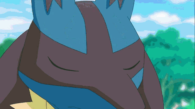a close up of a cartoon character with a yellow star on its chest