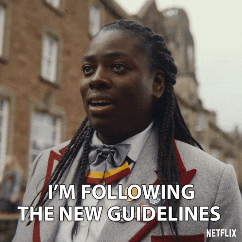 I'M Following The New Guidelines Viv Odusanya GIF - I'M Following The New Guidelines Viv Odusanya Sex Education GIFs