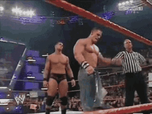 a wrestling match is being broadcast live on sky sports