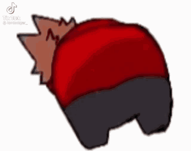 a cartoon drawing of a red apple with a leaf on it .