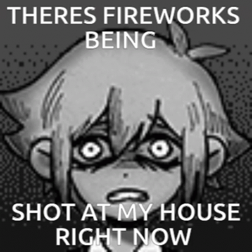 Fireworks Omori Basil GIF - Fireworks Omori Basil Scared GIFs