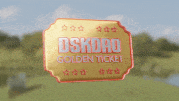 Dskdao Gold Ticket GIF - Dskdao Dsk Gold Ticket GIFs
