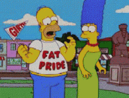 homer simpson and marge simpson from the simpsons