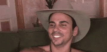 Stoned Cowboy GIF - Stoned Cowboy Smile GIFs