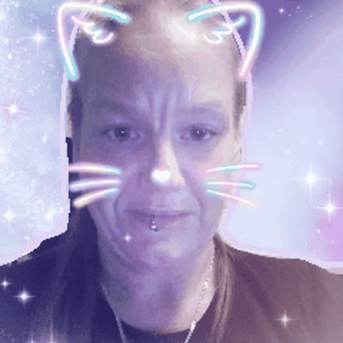 Stare Selfie GIF - Stare Selfie Cat Filter GIFs
