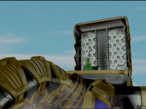 a computer generated image of a giant robot