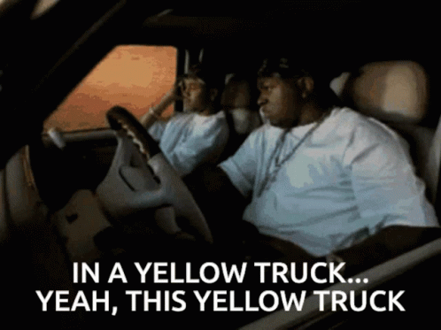 Yellow Truck Baller Blockin GIF - Yellow Truck Baller Blockin GIFs