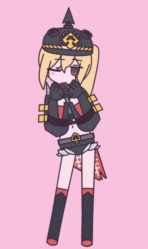 a drawing of a girl wearing a helmet with the letter g on it