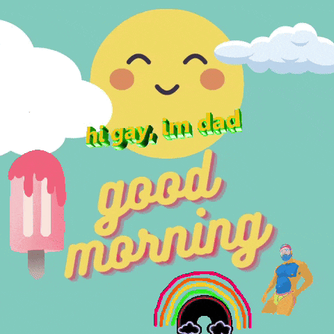 a poster that says hi gay i 'm dad