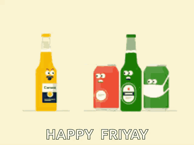 a bottle of corona beer is next to a can of soda and a bottle of beer