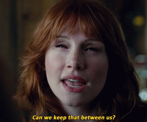 Jurassic World Claire Dearing GIF - Jurassic World Claire Dearing Can We Keep That Between Us GIFs
