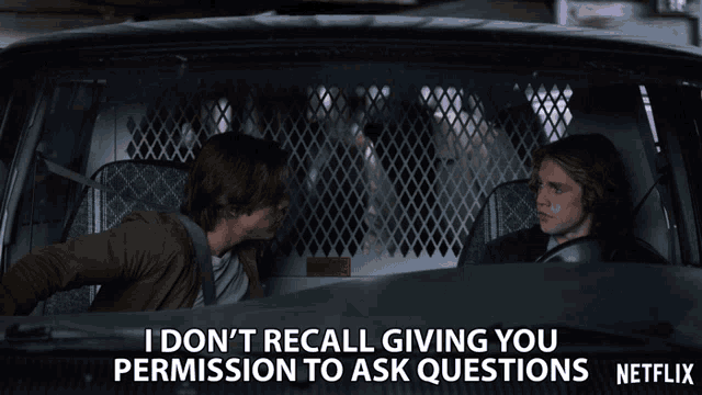 I Dont Recall Giving You Permission To Ask Questions Jedidiah Goodacre GIF