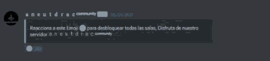 a screenshot of a discord conversation between a bot and a person
