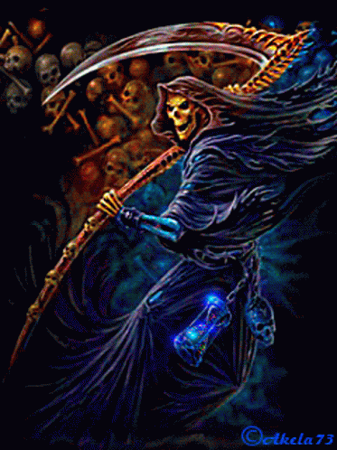 Death Grim Reaper GIF - Death Grim Reaper Psychedelic GIFs