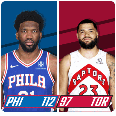 Philadelphia 76ers (112) Vs. Toronto Raptors (97) Post Game GIF - Nba Basketball Nba 2021 GIFs