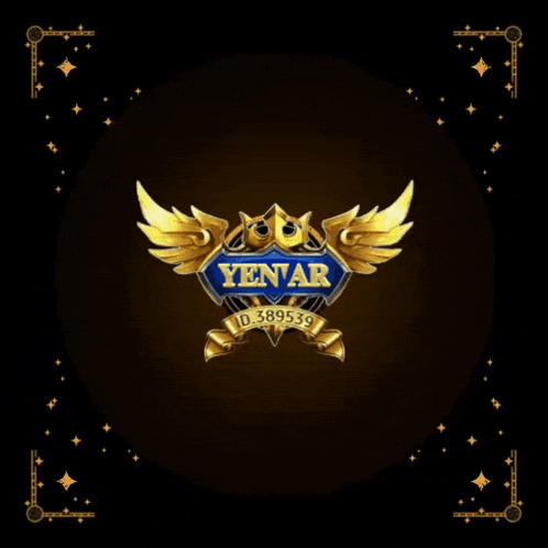 a logo that says yenar id 389539 on a dark background
