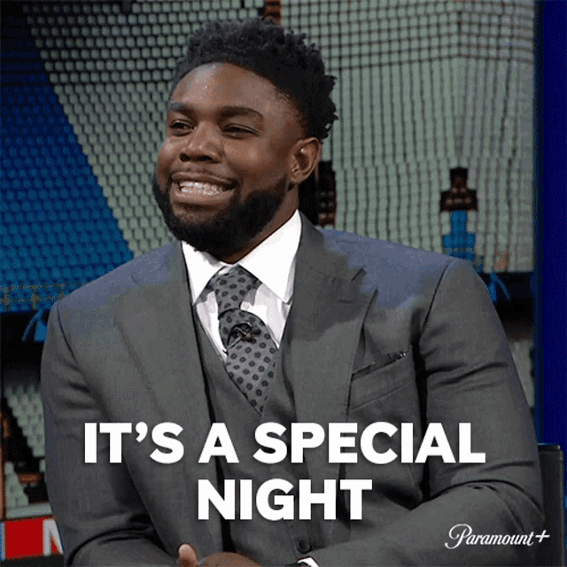Its A Special Night Micah Richards GIF - Its A Special Night Micah Richards Uefa Champions League GIFs