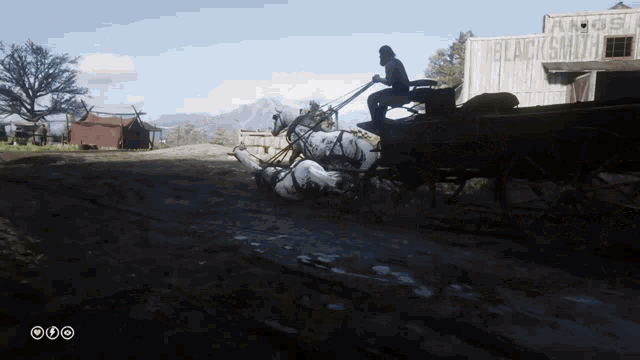Red Dead Online Animal Abuse GIF - Red Dead Online Animal Abuse Horse Torture GIFs