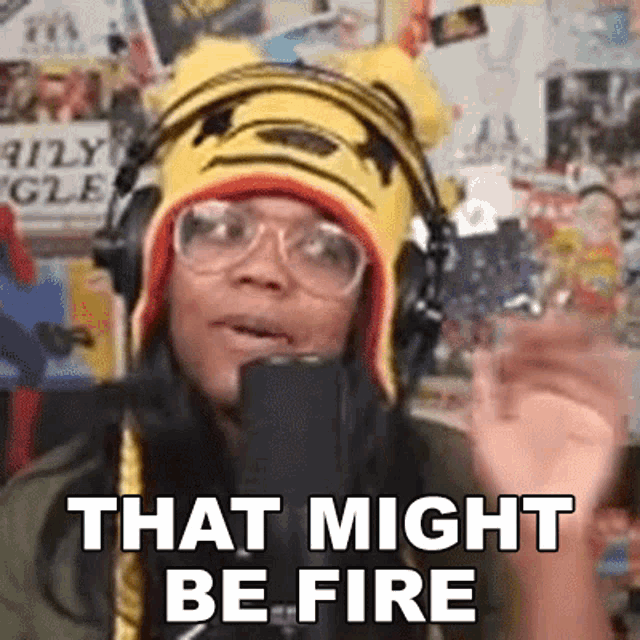 That Might Be Fire Aychristene GIF - That Might Be Fire Aychristene Aychristenegames GIFs