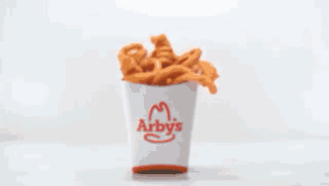 a cup of curly fries from arby 's