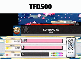 a screenshot of a video game called tfd500 supernova