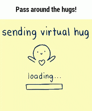Hug V Irtual Hug GIF - Hug V Irtual Hug Hug Party GIFs