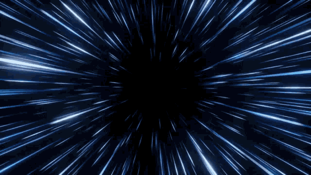 a dark blue background with a lot of light coming out of the center