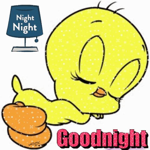 Goodnight Tweety Bird GIF - Goodnight Tweety bird - Discover & Share GIFs