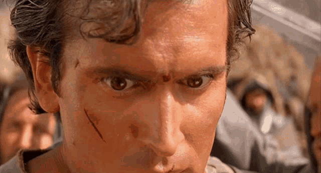 Bruce Campbell Army Of Darkness GIF - Bruce Campbell Army Of Darkness Blood GIFs