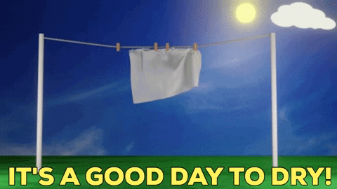 Its A Good Day To Dry Washing GIF