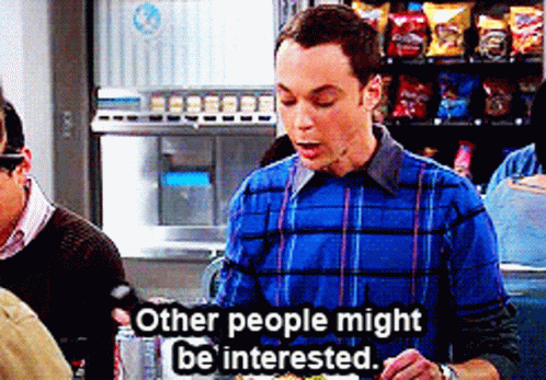 Other People Might Be Interested GIF - Other People Might Be Interested Sheldon Cooper GIFs