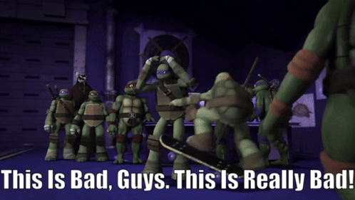 Tmnt Donatello GIF - Tmnt Donatello This Is Bad Guys GIFs