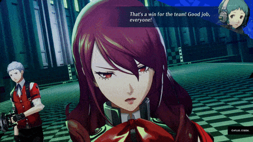 a screenshot of a video game that says that 's a win for the team