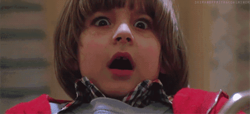 a close up of a child 's face with the words emeraldoffwithacalmner below