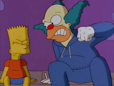 Krusty The Clown The Simpsons GIF - Krusty The Clown The Simpsons Bart GIFs