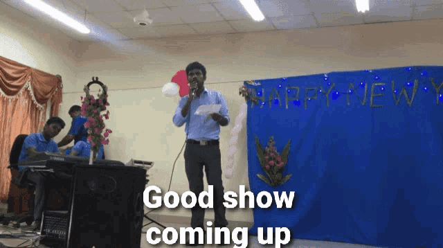 Good Show Coming Up Rt Rana GIF